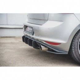 Maxton Racing Durability Rear Diffuser V.2 VW Golf 7 GTI Black, Golf 7