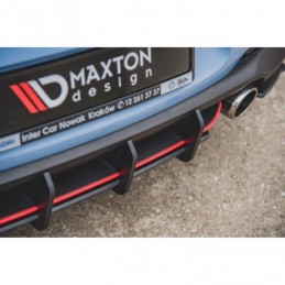 Maxton Racing Durability Rear Diffuser V.1 Hyundai I30 N Mk3 Hatchback Black, Hyundai