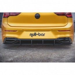 Maxton Racing Durability Rear Diffuser V.1 VW Golf 8 Black-Red, Golf 8