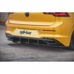 Maxton Racing Durability Rear Diffuser V.1 VW Golf 8 Black-Red, Golf 8