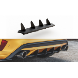 Maxton Racing Durability Rear Diffuser Ford Focus ST Mk4 Red, FOFO4STCNC-RS1BRB, MAXTON DESIGN Neotuning.com