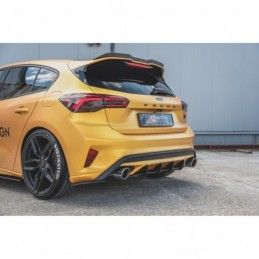 Maxton Racing Durability Rear Diffuser Ford Focus ST Mk4 Black, Focus Mk4 / ST-Line