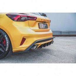 Maxton Racing Durability Rear Diffuser Ford Focus ST Mk4 Black, Focus Mk4 / ST-Line