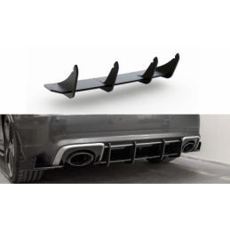 Maxton Racing Durability Rear Diffuser V.1 Audi RS3 8V Sportback Black, A3/S3/RS3 8V