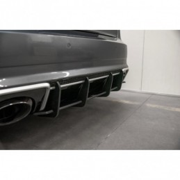 Maxton Racing Durability Rear Diffuser V.1 Audi RS3 8V Sportback Black, A3/S3/RS3 8V