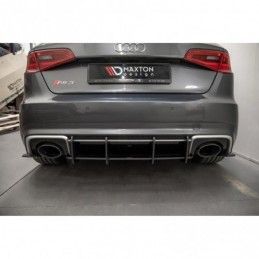 Maxton Racing Durability Rear Diffuser V.1 Audi RS3 8V Sportback Black, A3/S3/RS3 8V