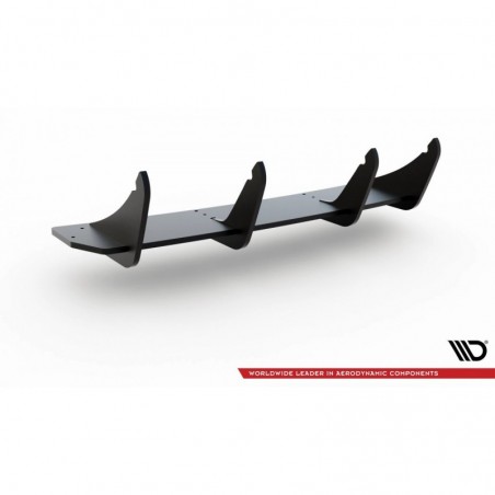 Maxton Racing Durability Rear Diffuser V.1 Audi RS3 8V Sportback Red, A3/S3/RS3 8V