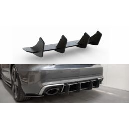 Maxton Racing Durability Rear Diffuser V.2 Audi RS3 8V Sportback Black, A3/S3/RS3 8V