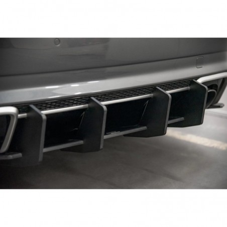 Maxton Racing Durability Rear Diffuser V.2 Audi RS3 8V Sportback Red, A3/S3/RS3 8V