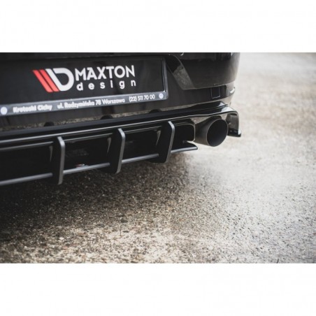 Maxton Racing Durability Rear Diffuser VW Golf 7 GTI TCR Black, Golf 7