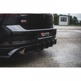 Maxton Racing Durability Rear Diffuser VW Golf 7 GTI TCR Red, Golf 7