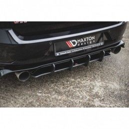 Maxton Racing Durability Rear Diffuser VW Golf 7 GTI TCR Red, Golf 7