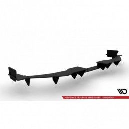 Maxton Racing Durability Rear Valance Honda Civic X Type R Black, HONDA