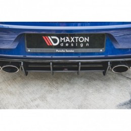 Maxton Racing Durability Rear Diffuser VW Golf 7 R Facelift Black, Golf 7