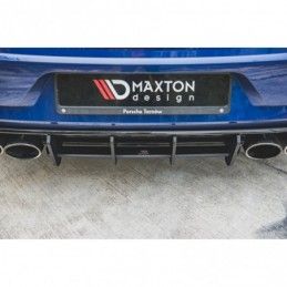 Maxton Racing Durability Rear Diffuser VW Golf 7 R Facelift Red, Golf 7