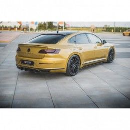 Maxton Racing Durability Rear Valance Volkswagen Arteon R-Line Black, MAXTON DESIGN