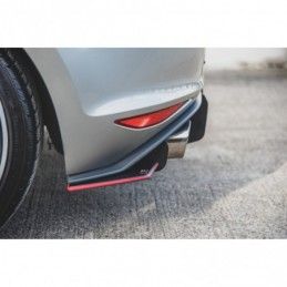 Maxton Racing Durability Rear Side Splitters V.1 VW Golf 7 GTI Black, Golf 7