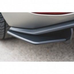 Maxton Racing Durability Rear Side Splitters V.1 VW Golf 7 GTI Red, Golf 7