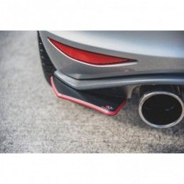 Maxton Racing Durability Rear Side Splitters V.2 VW Golf 7 GTI Red, Golf 7