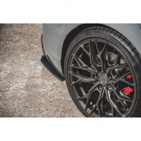 Maxton Racing Durability Rear Side Splitters Audi RS3 8V Sportback Black, A3/S3/RS3 8V