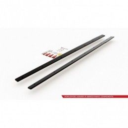 Maxton Racing Durability Side Skirts Diffusers VW Golf 7 GTI Black, Golf 7