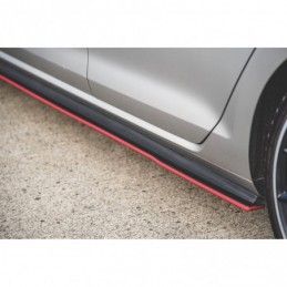 Maxton Racing Durability Side Skirts Diffusers VW Golf 7 GTI Red, Golf 7