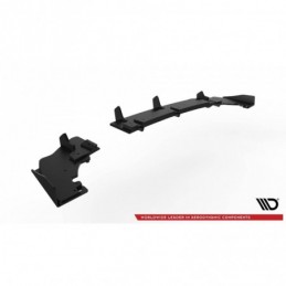 Maxton Racing Durability Rear Valance + Flaps Ford Fiesta Mk8 ST Black + Gloss Flaps , FORD