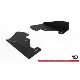 Maxton Racing Durability Rear Valance + Flaps Ford Fiesta Mk8 ST Black + Gloss Flaps , FORD