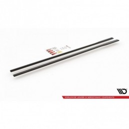 Maxton Racing Durability Side Skirts Diffusers VW Golf 7 R / R-Line Facelift Red, Golf 7