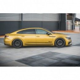 Maxton Racing Durability Side Skirts Diffusers Volkswagen Arteon R-Line Black, MAXTON DESIGN