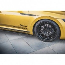 Maxton Racing Durability Side Skirts Diffusers Volkswagen Arteon R-Line Black, MAXTON DESIGN