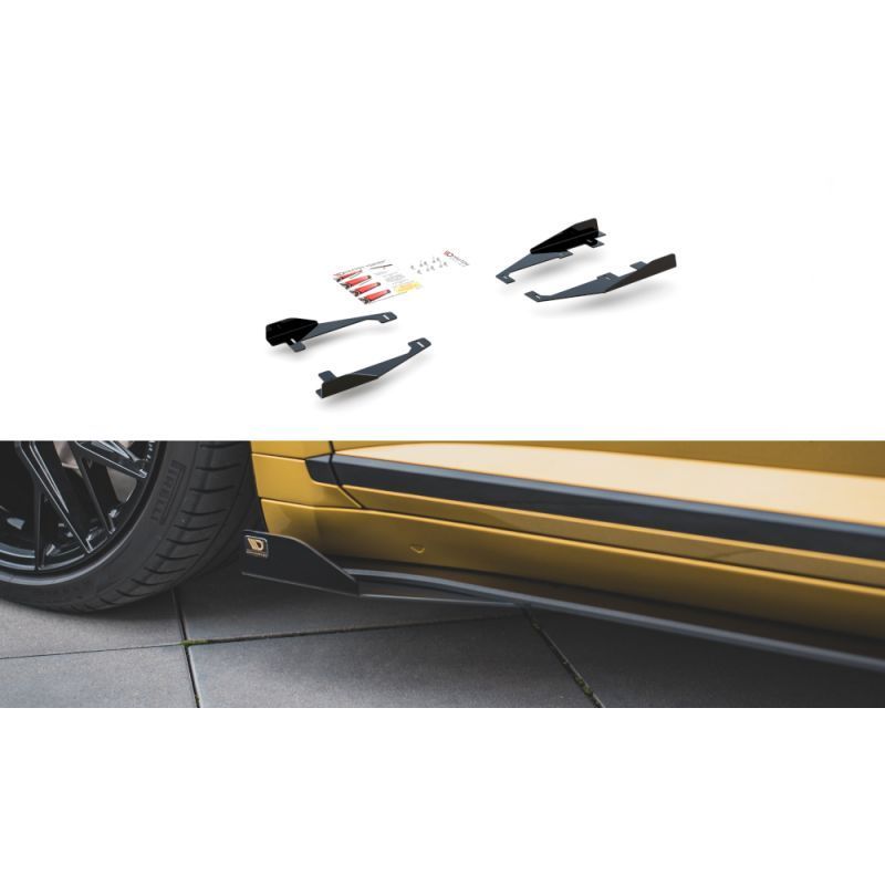 Maxton Side Flaps Volkswagen Arteon R-Line Gloss Flaps, MAXTON DESIGN