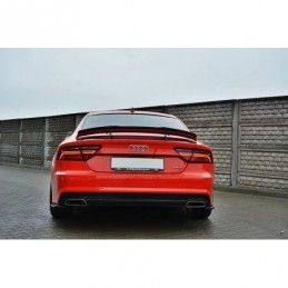 Maxton SPOILER EXTENSION AUDI A7 S-LINE (FACELIFT) Gloss Black, A7/ S7 / RS7 - C7