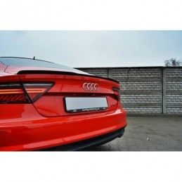 Maxton SPOILER EXTENSION AUDI A7 S-LINE (FACELIFT) Gloss Black, A7/ S7 / RS7 - C7