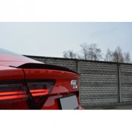 Maxton SPOILER EXTENSION AUDI A7 S-LINE (FACELIFT) Gloss Black, A7/ S7 / RS7 - C7