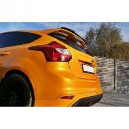 Maxton Spoiler Cap Ford Focus ST Mk3 / Mk3 FL Gloss Black, Focus Mk3 / 3.5 / ST / RS