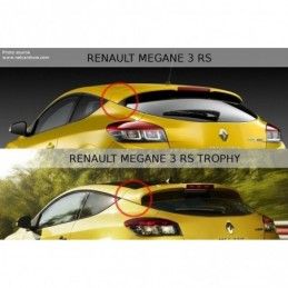 Maxton SPOILER EXTENSION RENAULT MEGANE MK3 RS Trophy / RS Cup Gloss Black, Megane III