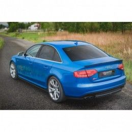 Maxton Spoiler Cap Audi A4 / A4 S-Line B8 / B8 FL Sedan Gloss Black, A4/S4 B8