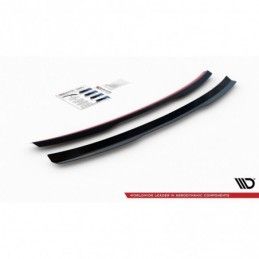 Maxton Spoiler Cap Audi A4 / A4 S-Line B8 / B8 FL Sedan Gloss Black, A4/S4 B8