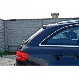 Maxton Spoiler Cap Audi A4 B8 / B8 FL Avant Gloss Black, A4/S4 B8