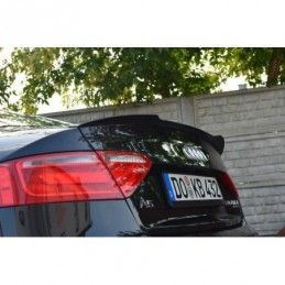 Maxton Spoiler Cap Audi S5 / A5 / A5 S-Line 8T / 8T FL Coupe Gloss Black, A5/S5/RS5 8T