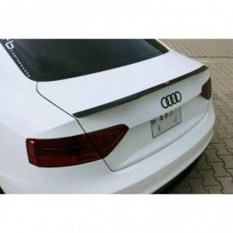 Maxton Spoiler Cap Audi S5 / A5 / A5 S-Line 8T / 8T FL Coupe Gloss Black, A5/S5/RS5 8T