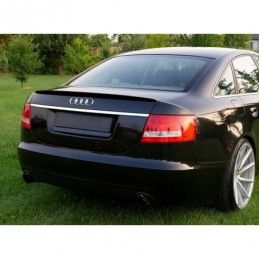 Maxton Spoiler Cap Audi A6 S-line C6 Sedan Gloss Black, A6/RS6 4F C6