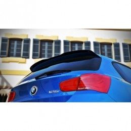 Maxton SPOILER CAP BMW 1 F20/F21 M-Power Gloss Black, Serie 1 F20/ F21