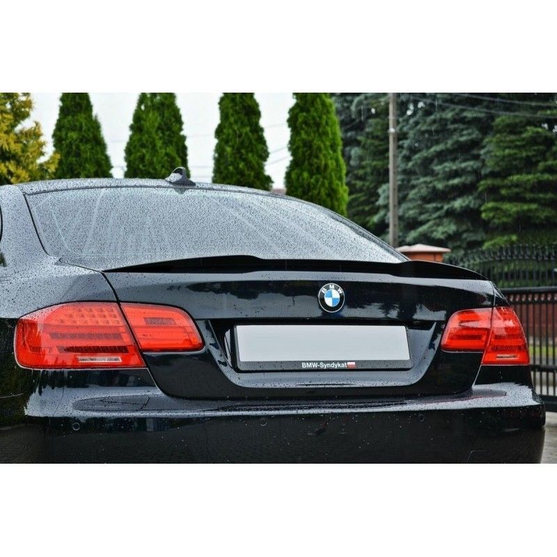 Maxton SPOILER CAP for BMW 3 E92 MPACK Gloss Black, Serie 3 E92/ E93/ M3