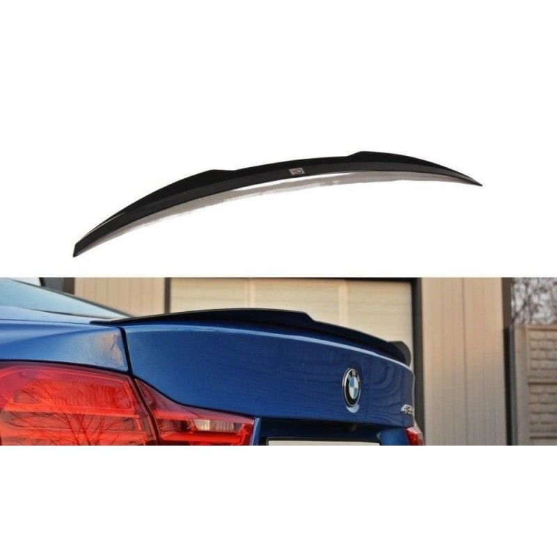 Maxton SPOILER CAP BMW 4 F32 Gloss Black, Serie 4 F32/ M4