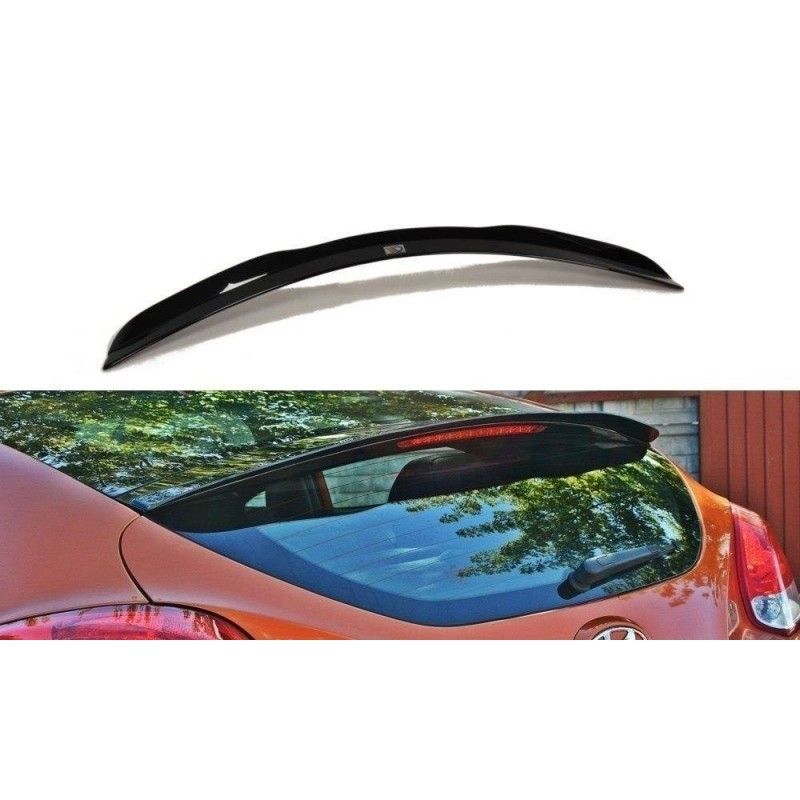 Maxton SPOILER CAP Hyundai Veloster Gloss Black, Hyundai