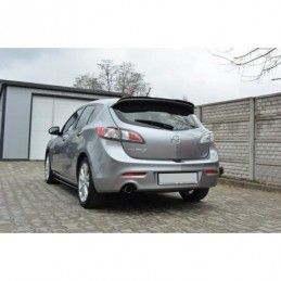 Maxton SPOILER CAP MAZDA 3 MK2 SPORT (PREFACE) Gloss Black, Mazda 3