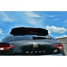 Maxton SPOILER CAP SEAT LEON III CUPRA Gloss Black, Leon Mk3 / Facelift Cupra