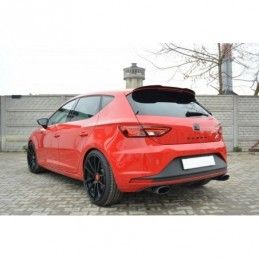 Maxton SPOILER CAP SEAT LEON III CUPRA Gloss Black, Leon Mk3 / Facelift Cupra